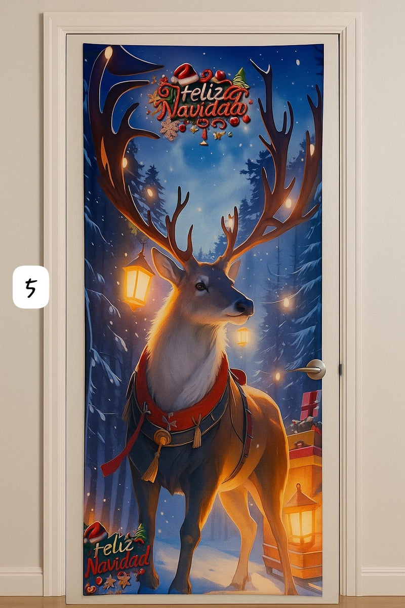 Forro Navideño puerta