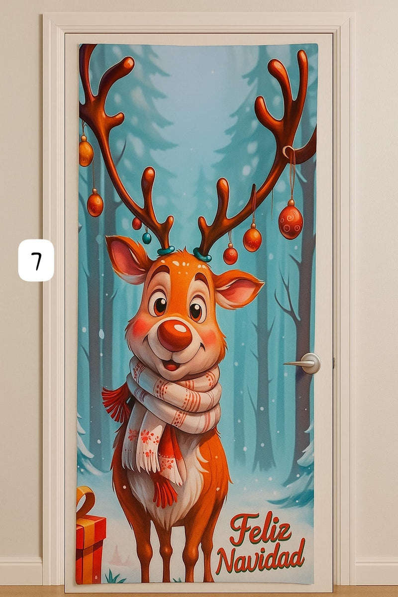Forro Navideño puerta