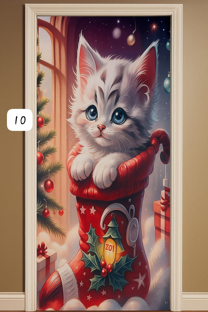 Forro Navideño puerta