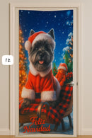 Forro Navideño puerta