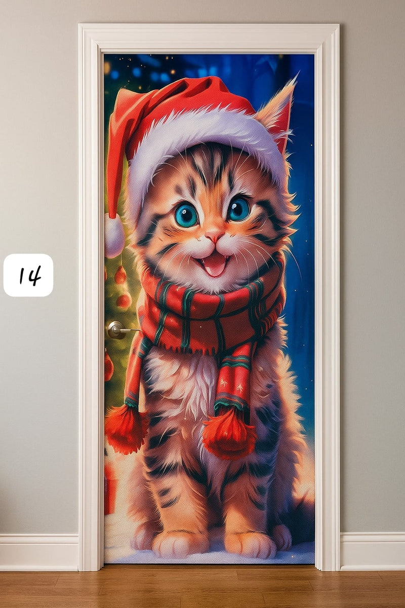 Forro Navideño puerta