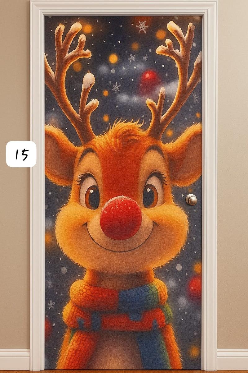 Forro Navideño puerta