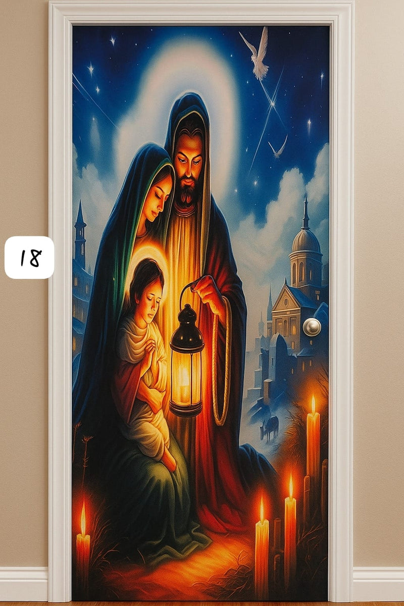 Forro Navideño puerta