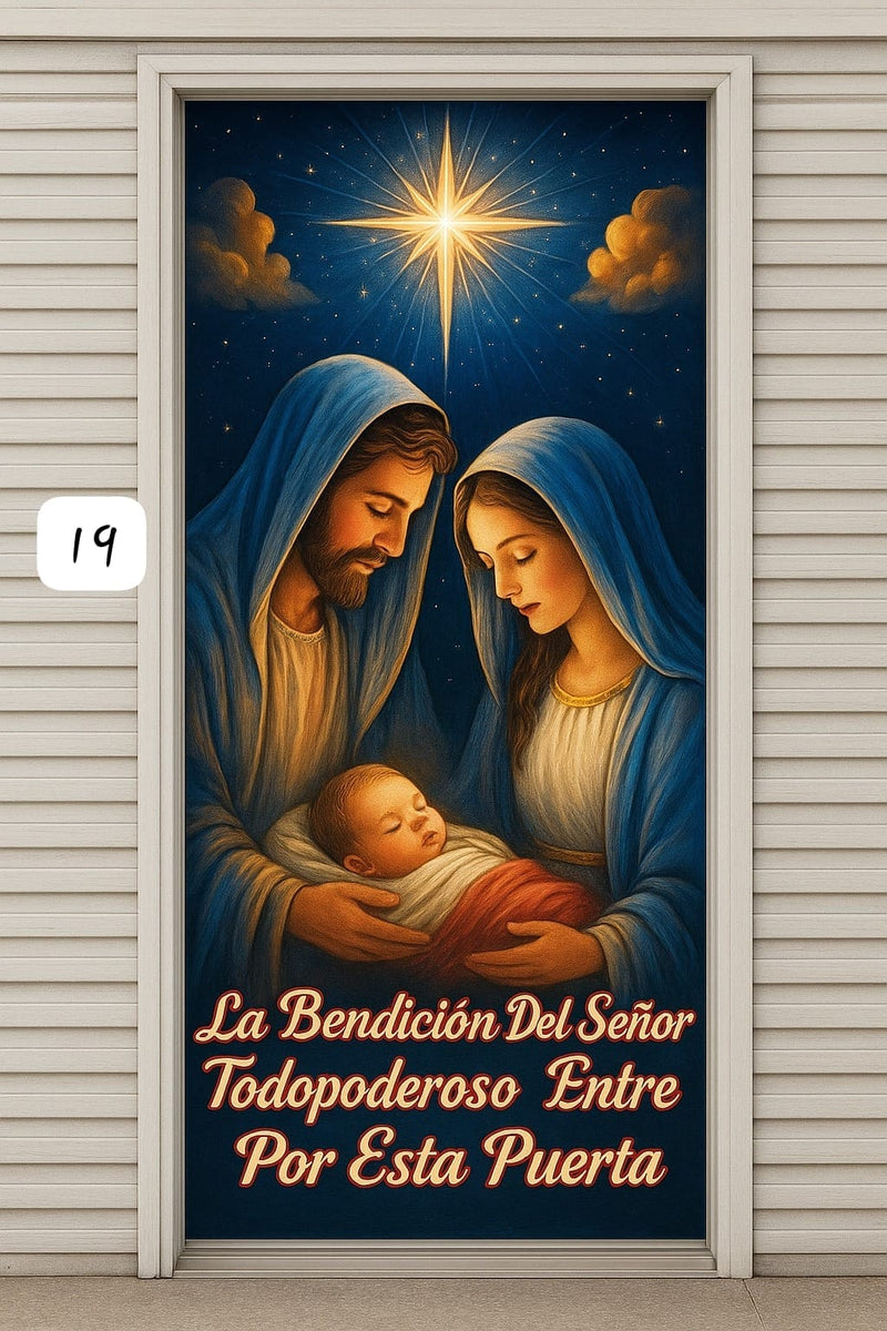 Forro Navideño puerta