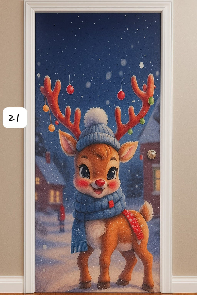 Forro Navideño puerta