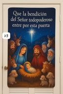 Forro Navideño puerta