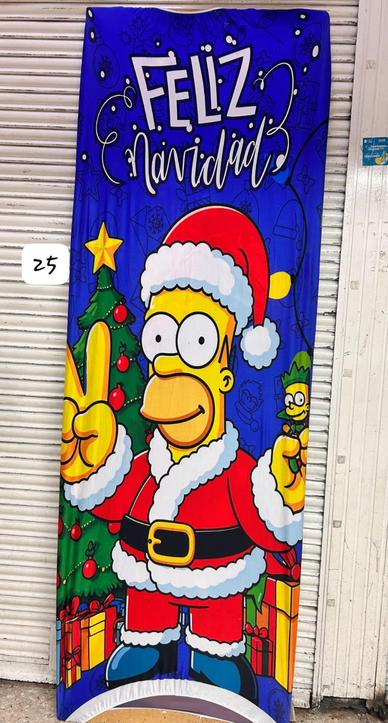 Forro Navideño puerta