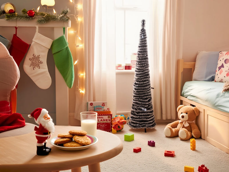 🎄 Árbol de Navidad Plegable con Luces – ¡Comodidad y Magia en un Solo Producto!