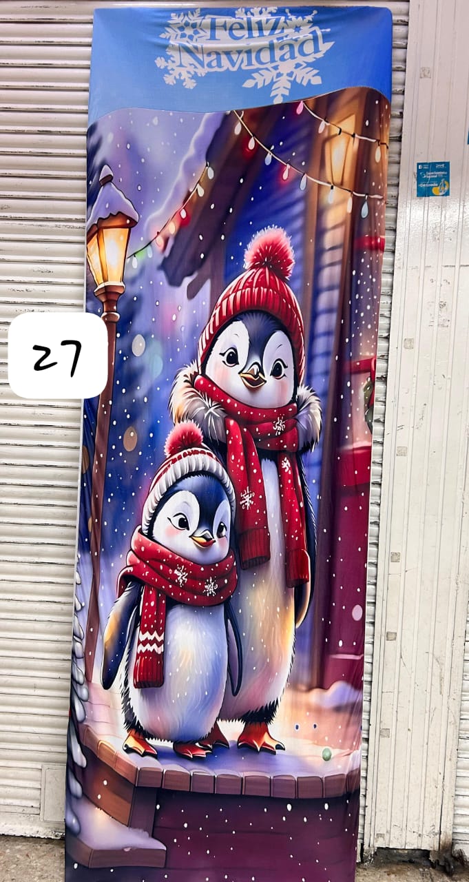 Forro Navideño puerta