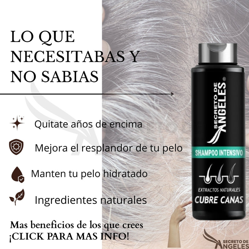 Shampoo Cubrecanas Secreto de Angeles
