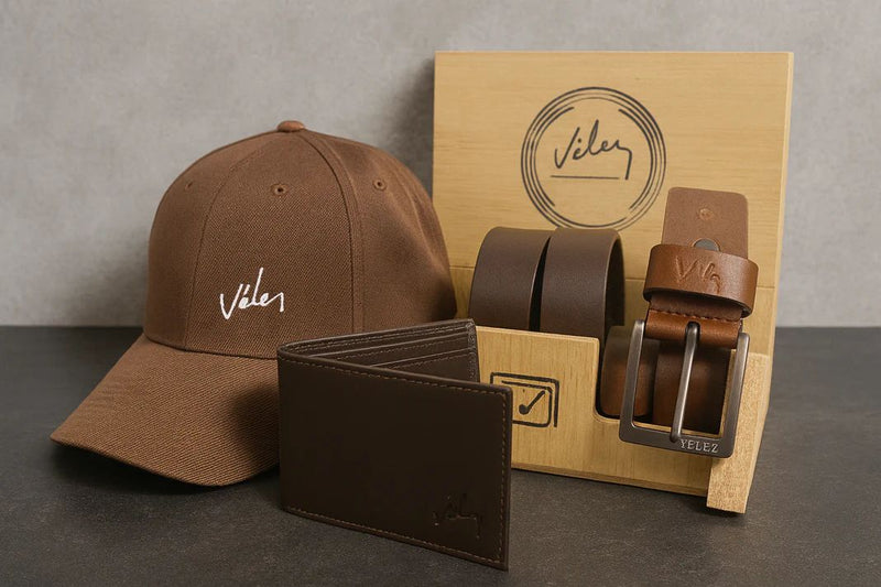 TRIO VE-LEZ GORRA+BILLETERA+ CORREA ¡TOTALMENTE GRATIS!✨