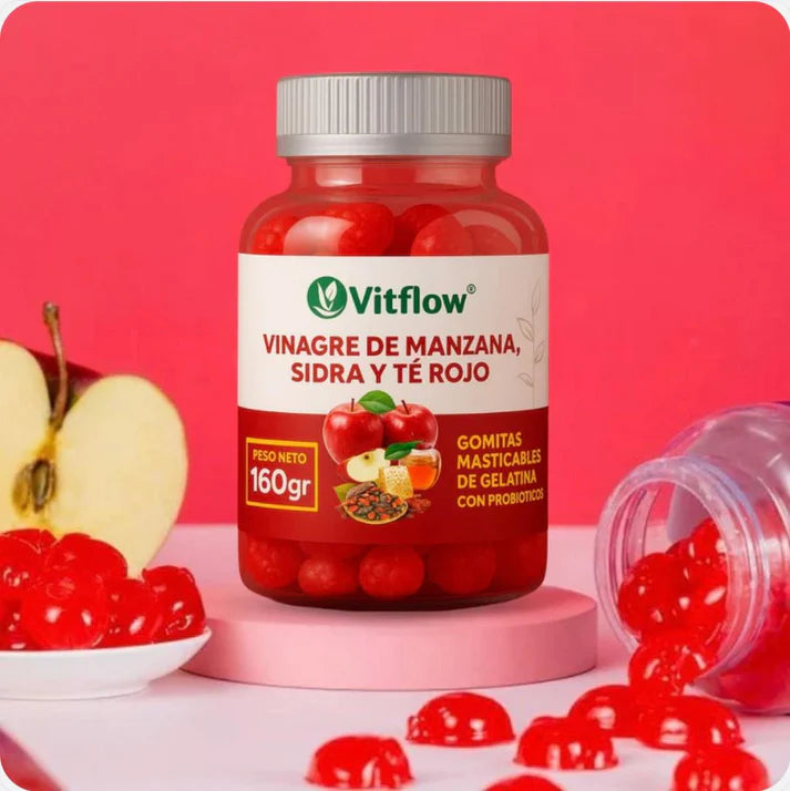 🍎 GOMITAS DE VINAGRE DE MANZANA+ + Entrega Gratis + Solo pagas al recibir! 🍎